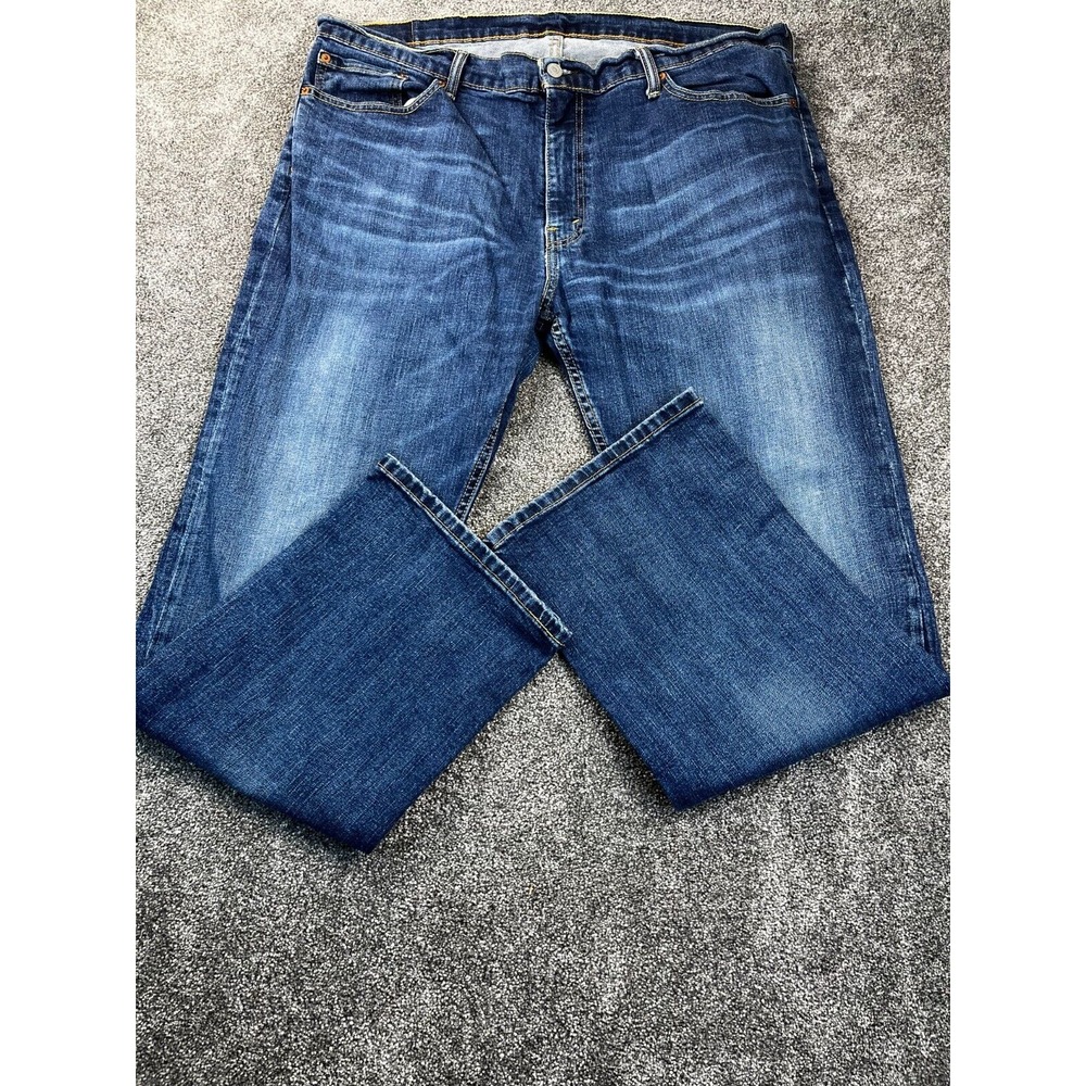 Levis 559 Jeans Men W40 L32 Cotton Blue Denim Flat Front Straight Leg 29" Inseam